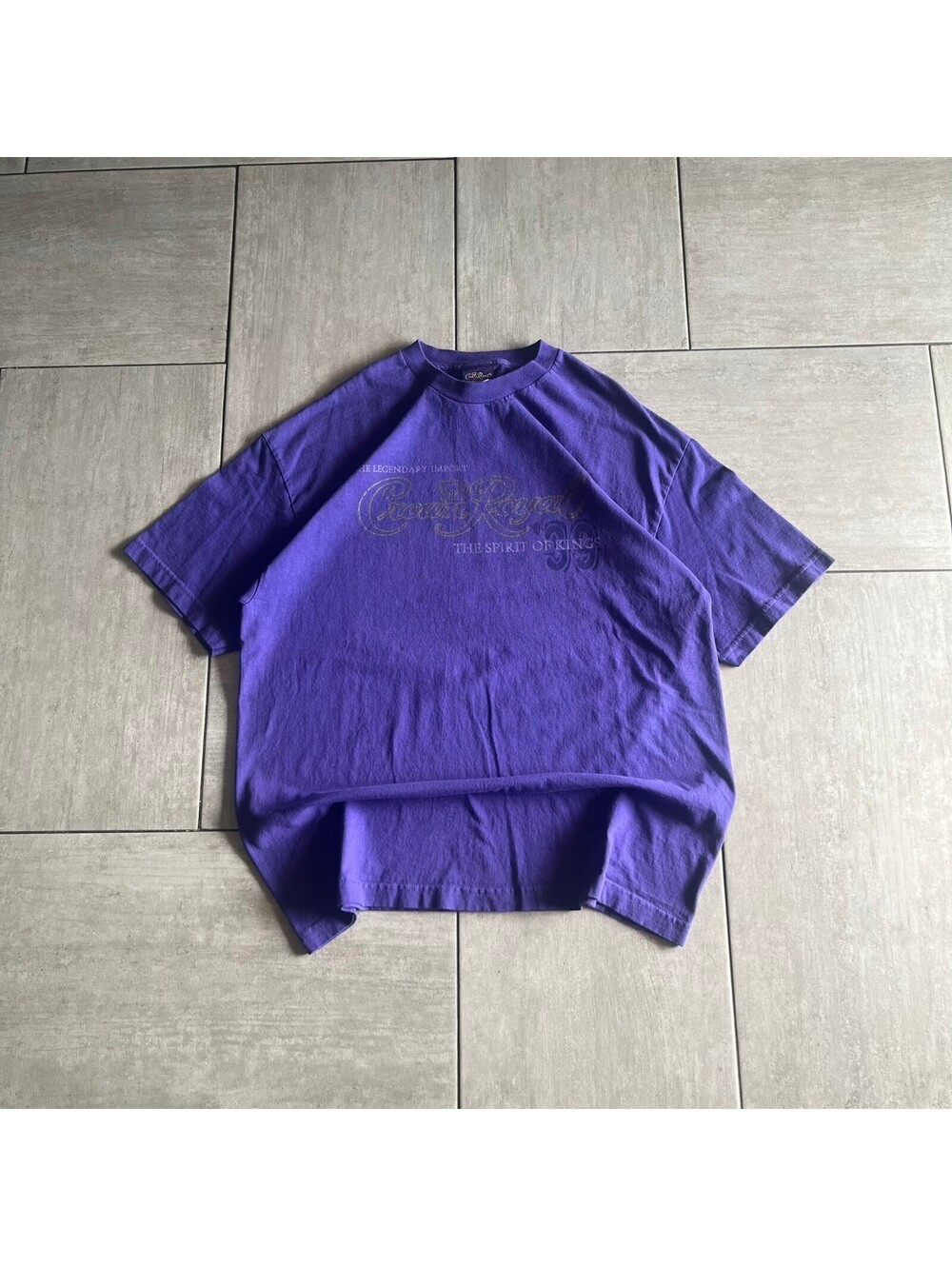 Crown Royal Purple Graphic T-Shirt Size Extra Large Casual Wear